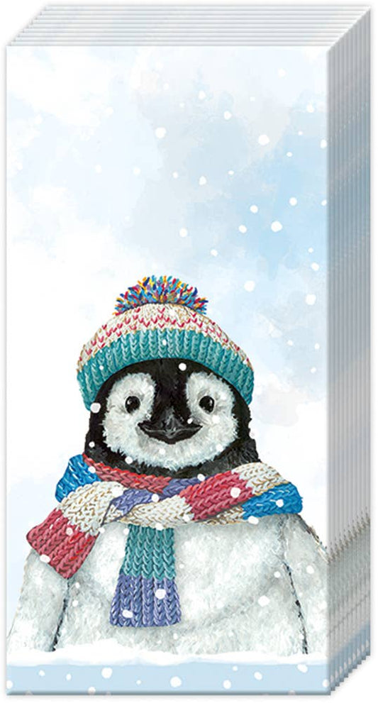 Pocket Tissues Winter Penguin