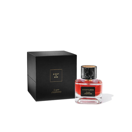 Eight & Bob Le Geste d'Edmond Les Extrait Bourbon Vanilla perfume bottle with black box packaging