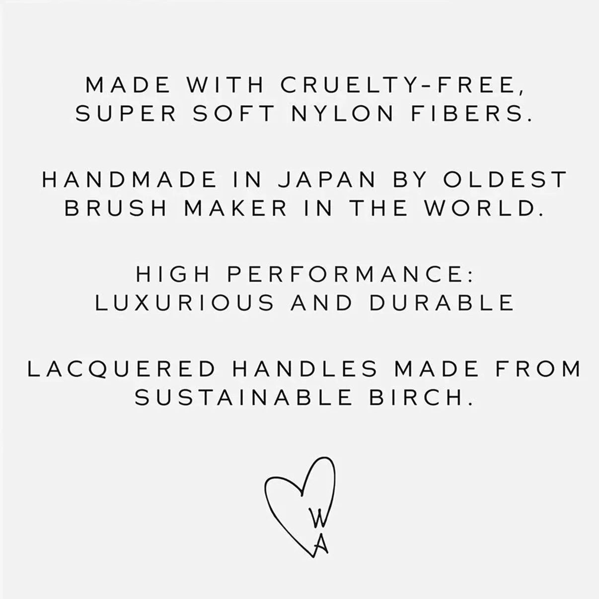 Westman Atelier Elegant Lip Brush with super soft nylon fibers and sustainable birch handle