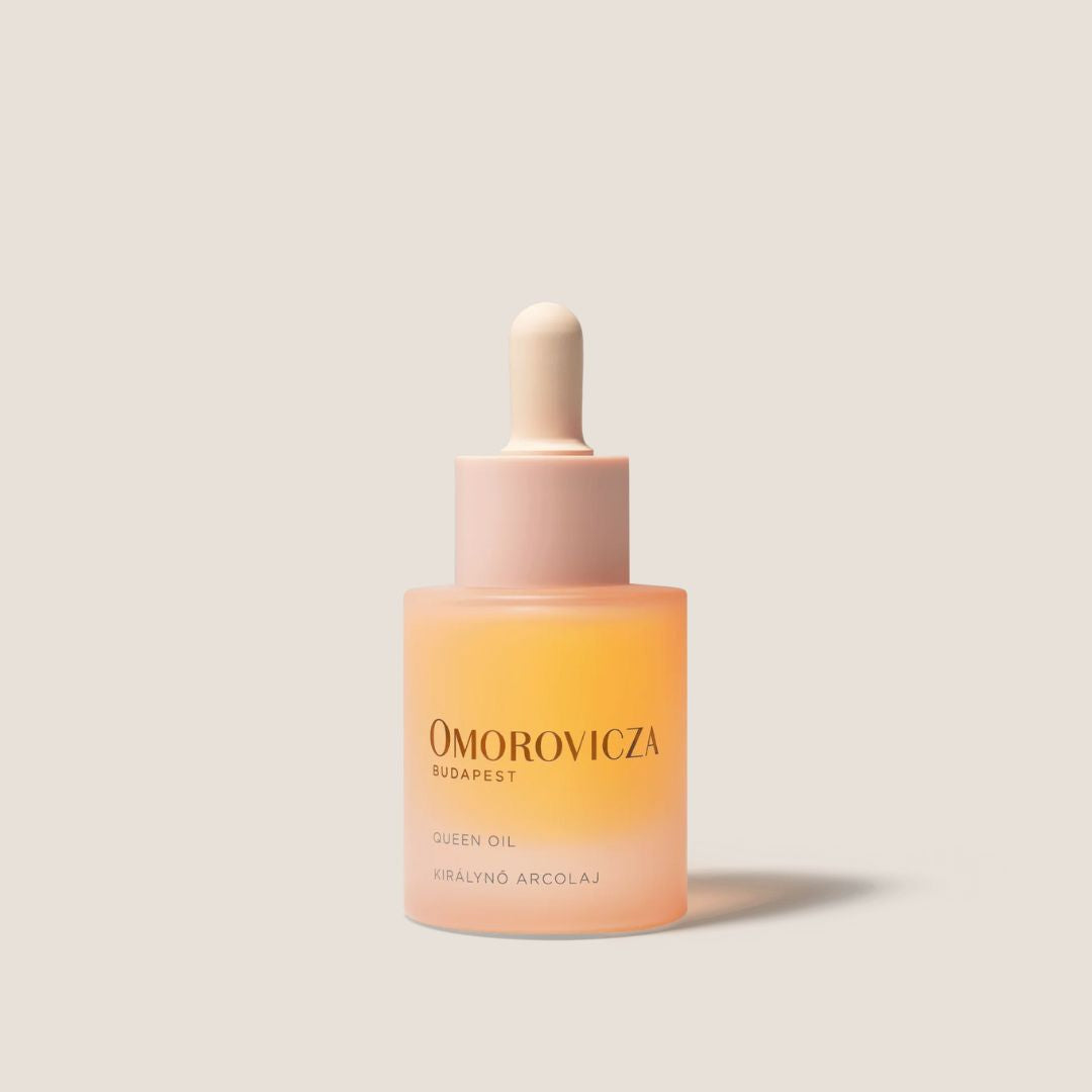 Omorovicza Queen Oil facial oil in a dropper bottle for radiant and hydrated skin