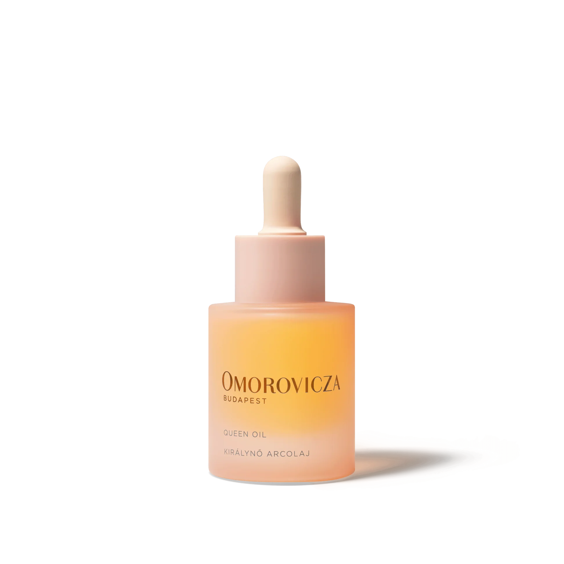 Omorovicza Queen Facial Oil in a glass dropper bottle for radiant and moisturized skin