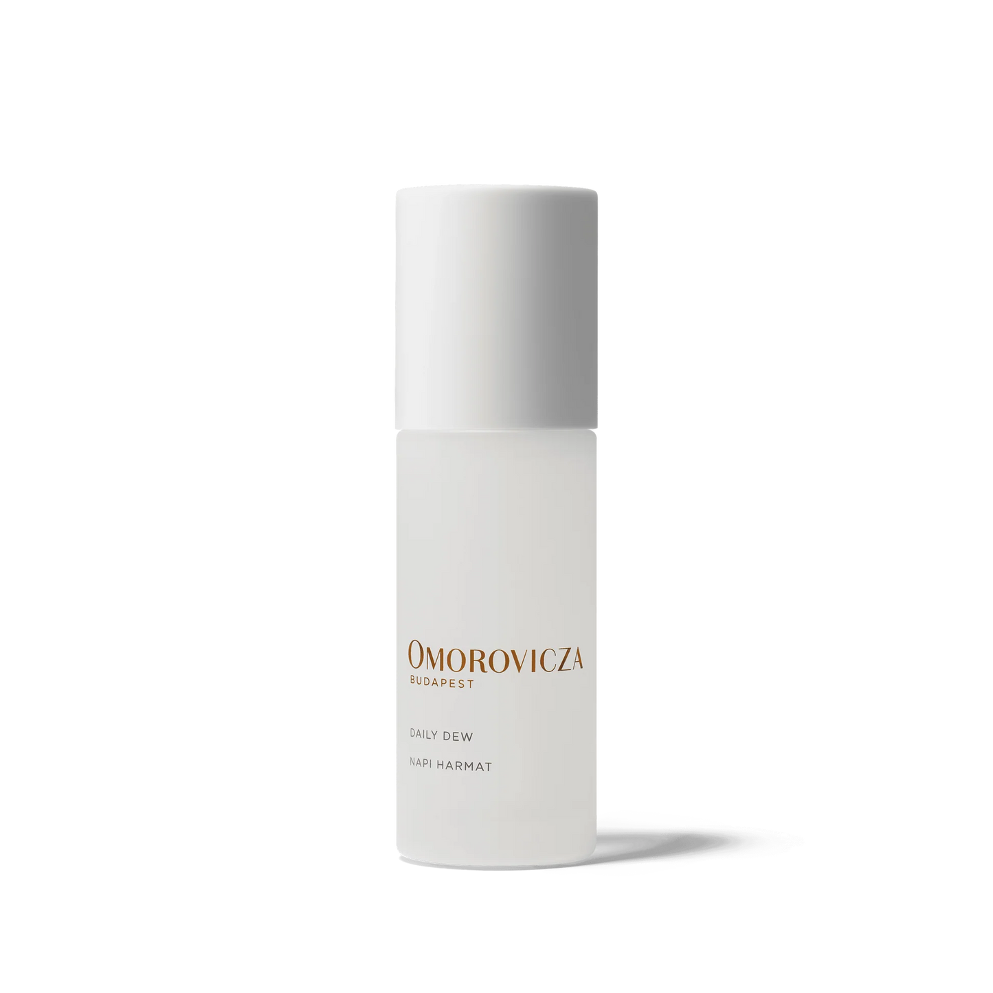 Omorovicza Daily Dew Gel Moisturizer in a sleek white bottle for hydration and skin revitalization