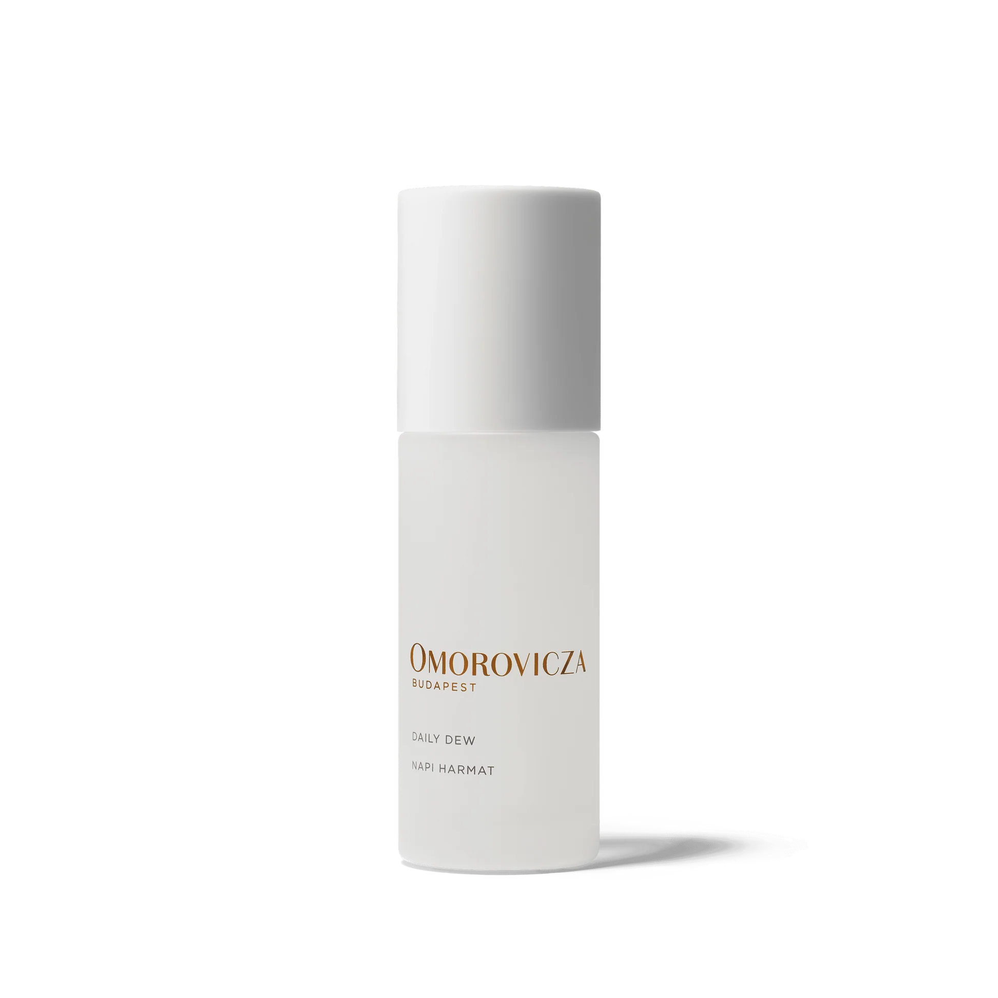 Omorovicza Daily Dew Gel Moisturizer in a sleek white bottle for hydration and skin revitalization