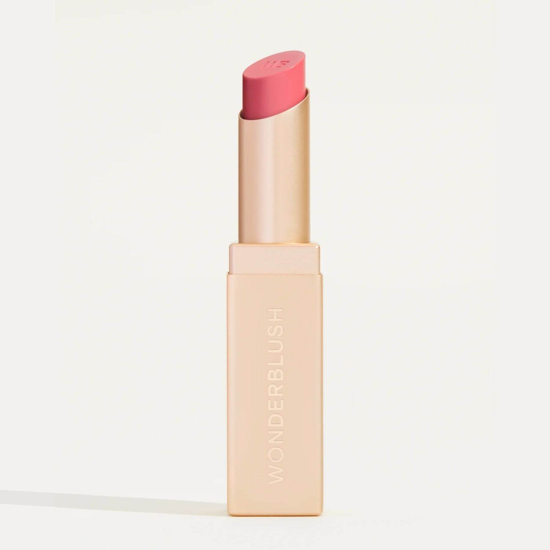 Wonderblush Lipstick in Soft Pink Shade with Sleek Packaging for a Smooth Finish