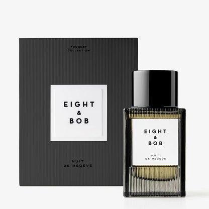 Eight & Bob perfume bottle and packaging on a white background