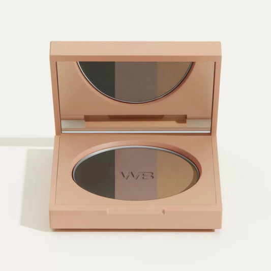 Wonderblush Multi Eye and Brow Palette in a sleek compact with multiple colors for versatile looks
