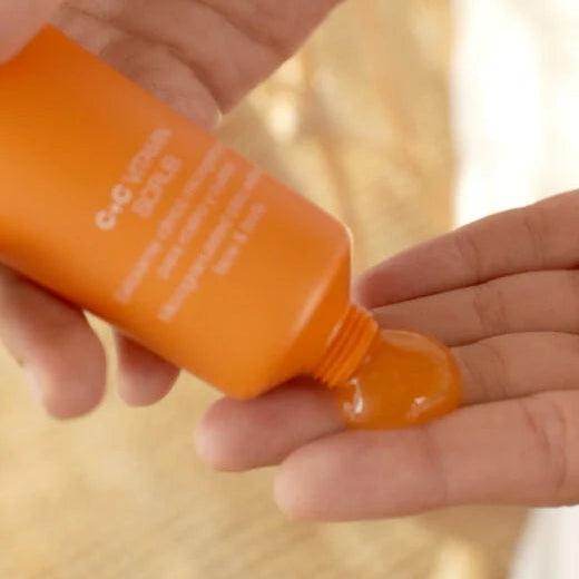 Natura Bissé Vitamin C Micro-Exfoliant in an orange tube for refreshing facial treatment