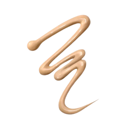 Smooth swatch of Natura Bisse Tinted Eye Cream in a light beige shade for a natural finish