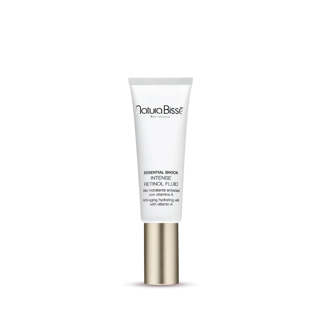 Natura Bissé Essential Shock Intense Retinol Fluid, an Anti-Aging Hydrating Serum with Vitamin A
