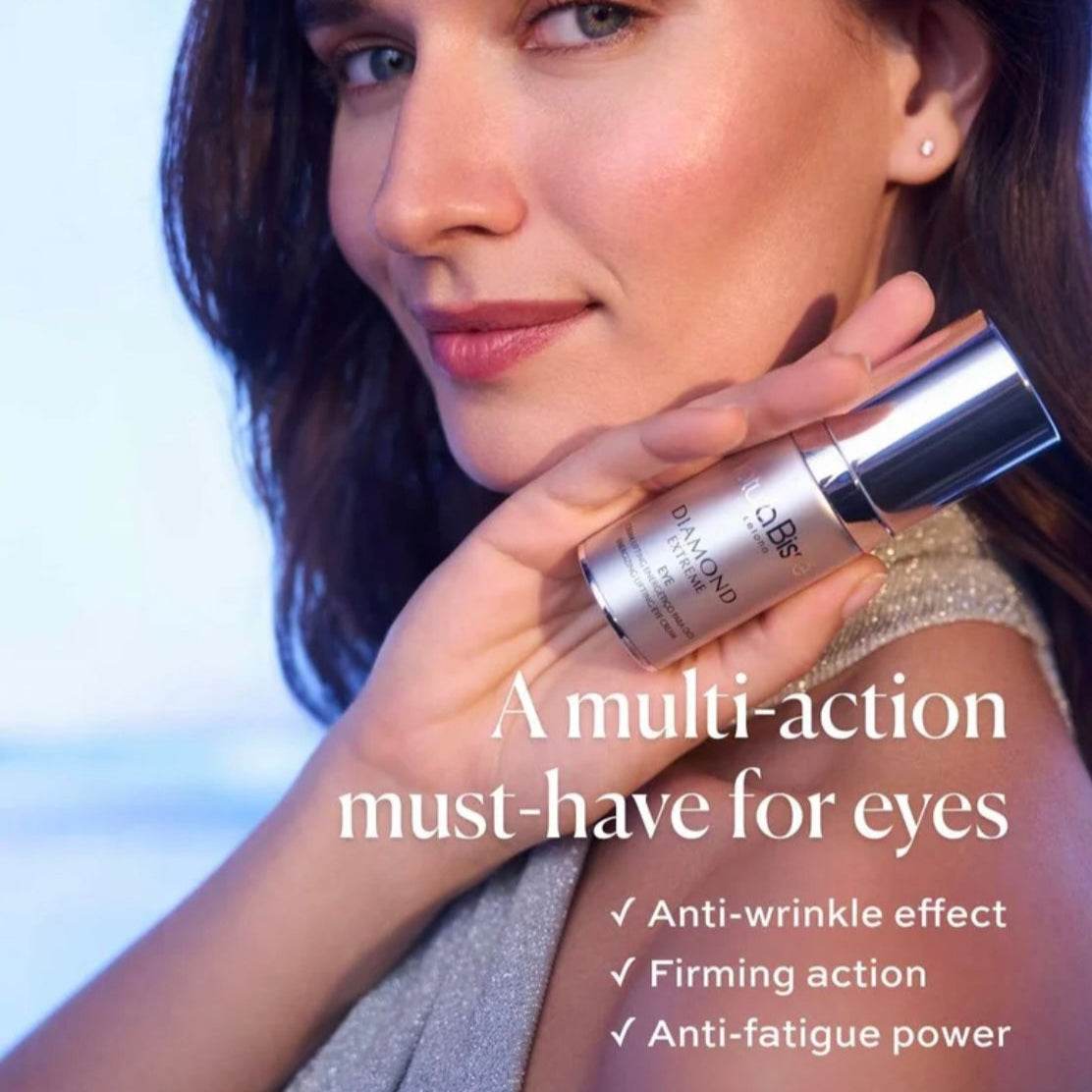 Natura Bissé Diamond Extreme Holiday Set limited edition featuring multi-action eye cream for anti-wrinkle and firming effects