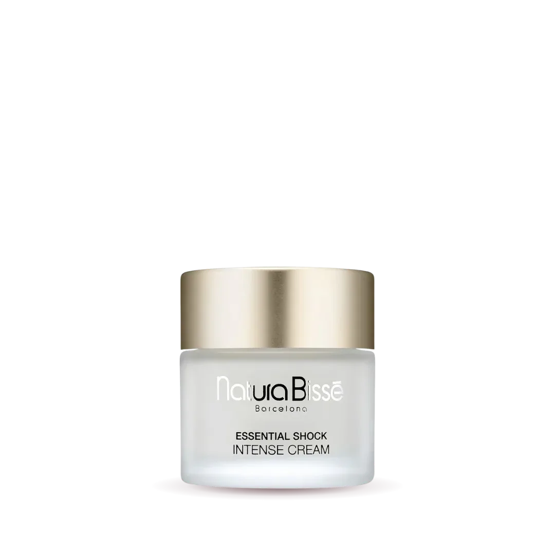 Natura Bissé Essential Shock Intense Cream jar, a luxurious Firming Face Cream for revitalized skin