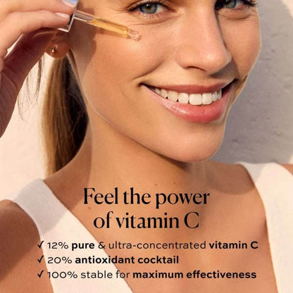 Natura Bisse Firming Serum with Vitamin C promoting skin radiance and antioxidant benefits