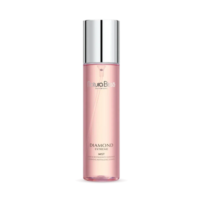 Natura Bissé Diamond Extreme Mist for a refreshing boost, featuring Hydrating Revitalizing Essence for radiant skin