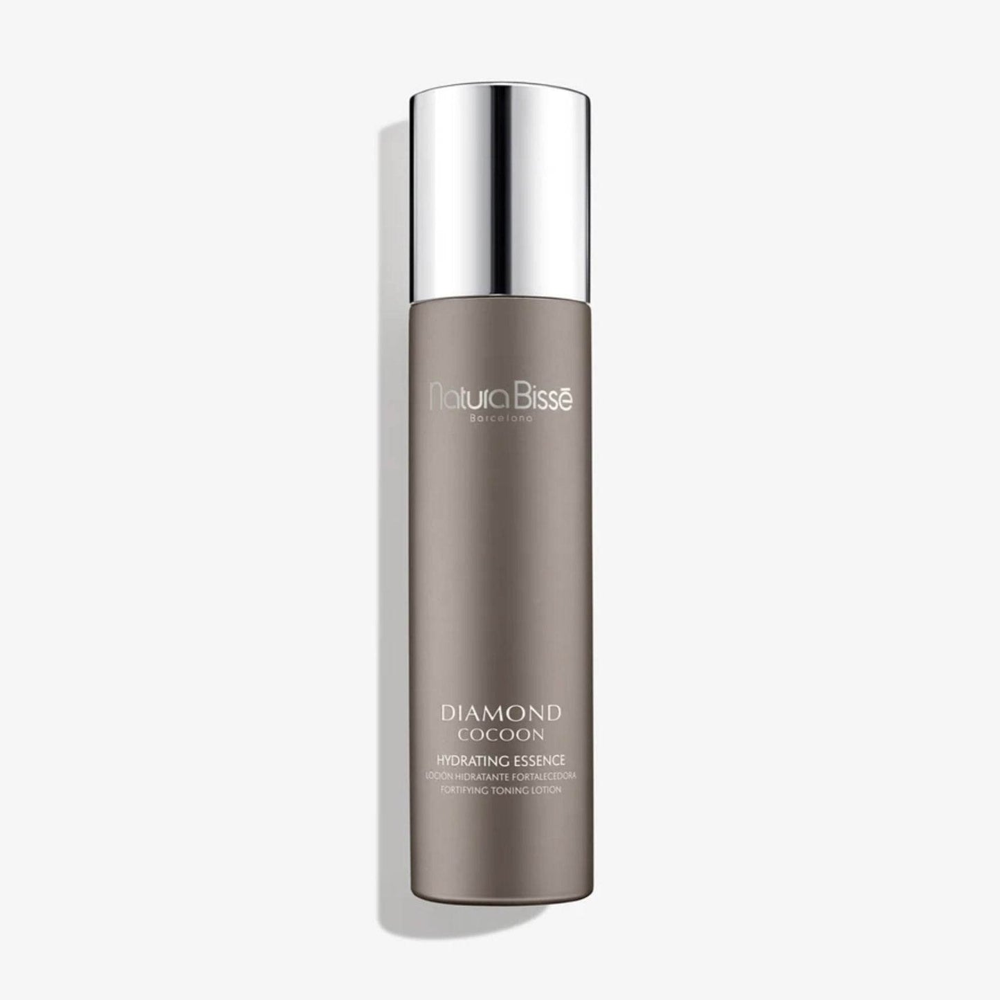 Natura Bisse Moisturizing Toning Lotion Diamond Cocoon Hydrating Essence bottle with silver cap