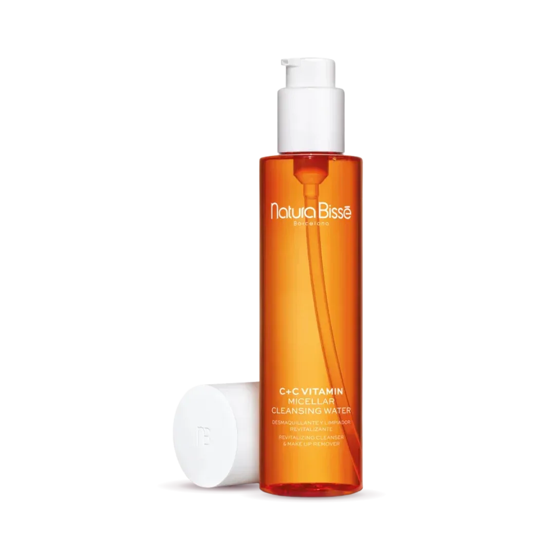 Natura Bisse C+C Vitamin Micellar Cleansing Water as a revitalizing cleanser and makeup remover