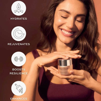 Natura Bisse Tinted Moisturizer in jar promoting hydration and rejuvenation for radiant skin