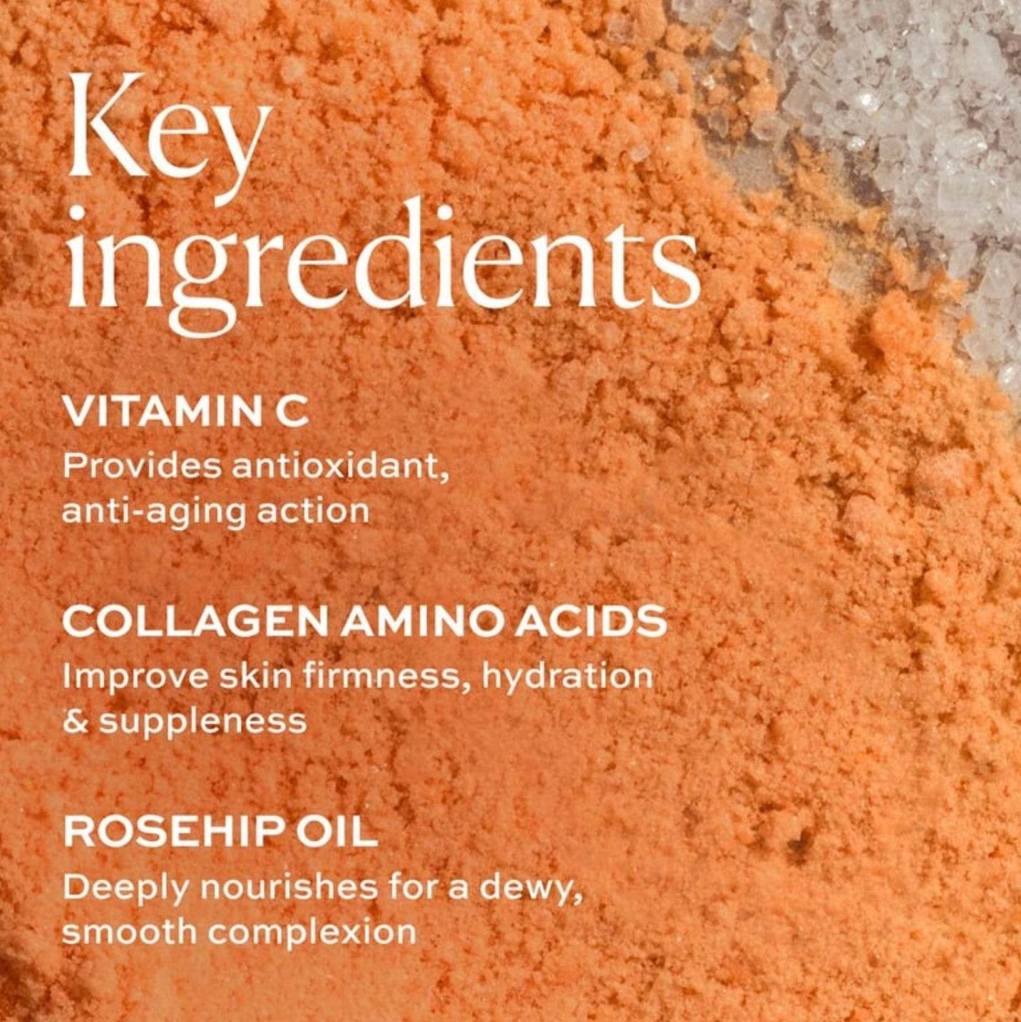 Key ingredients for Natura Bisse Vitamin C Cream with antioxidants and anti-aging benefits