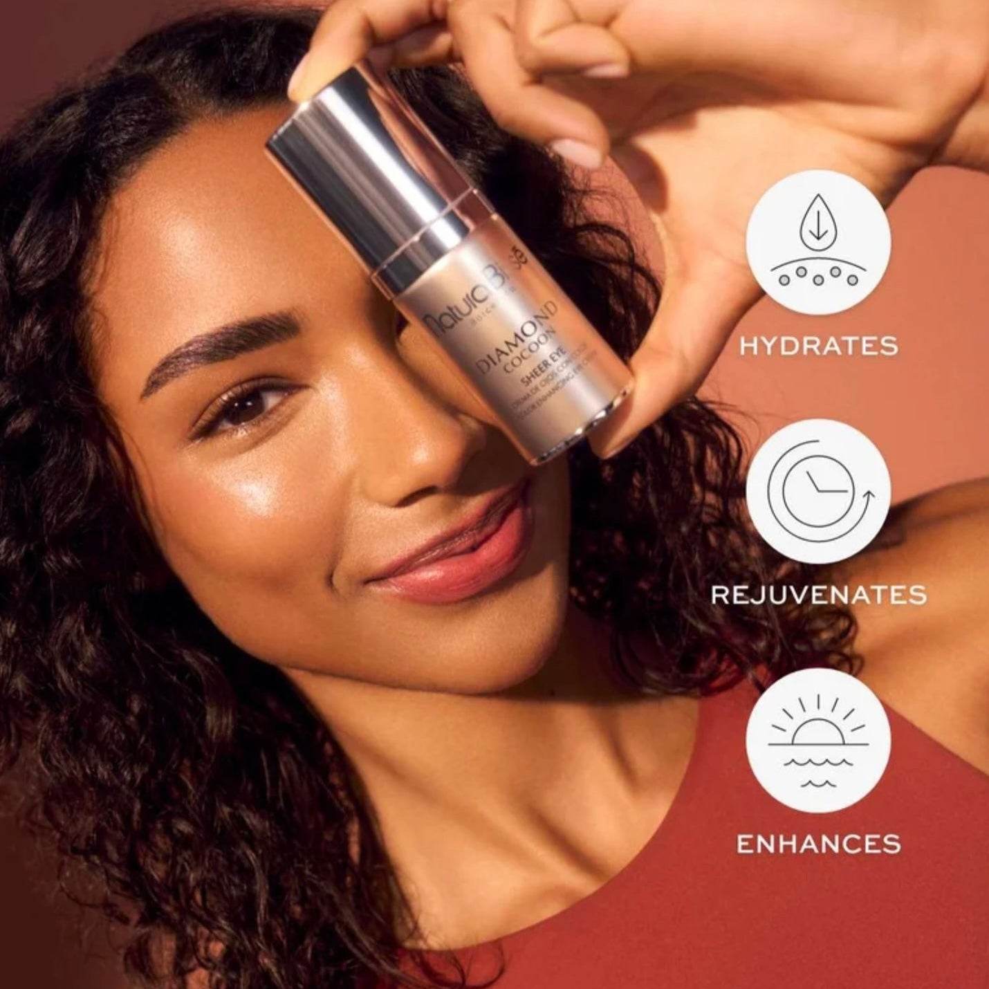 Natura Bisse Tinted Eye Cream for hydration, rejuvenation, and enhancement of the under-eye area