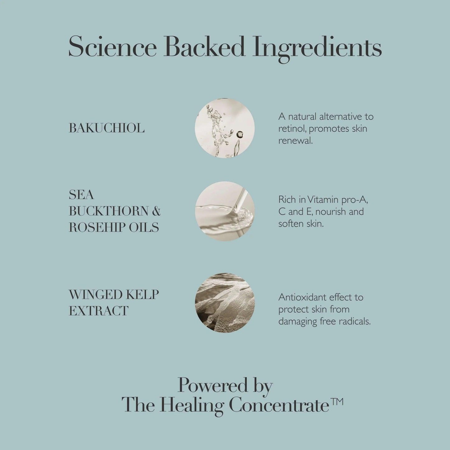 Omorovicza Bakuchiol Facial Oil with sea buckthorn and rosehip oils for skin renewal and nourishment