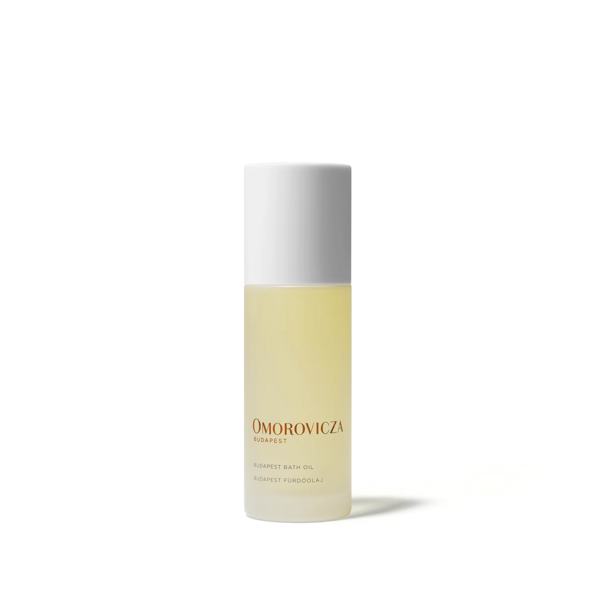 Omorovicza Relaxing Bath Oil in a sleek bottle for a soothing bathing experience
