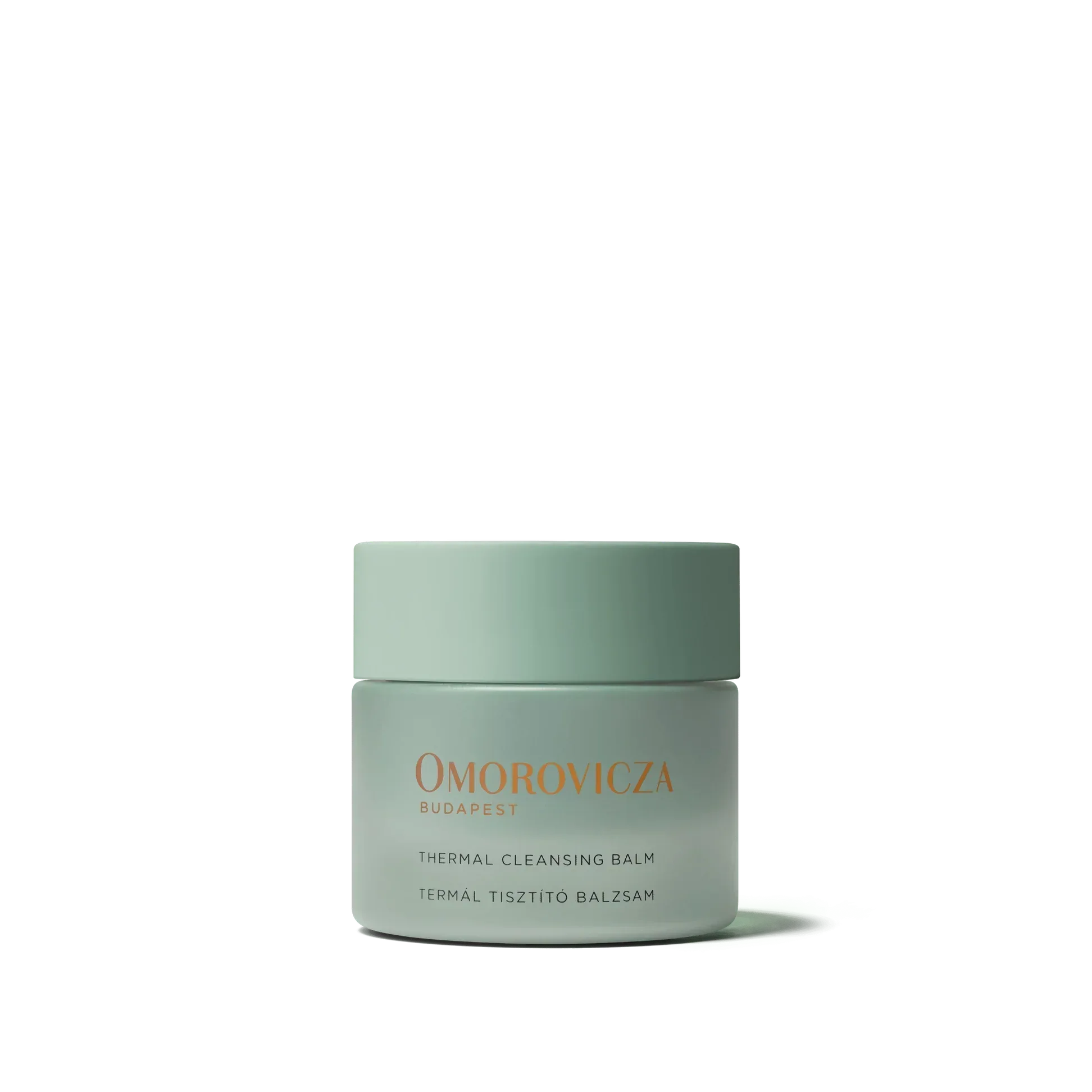 Omorovicza Thermal Cleansing Balm in a sleek jar for effective skincare and gentle cleansing