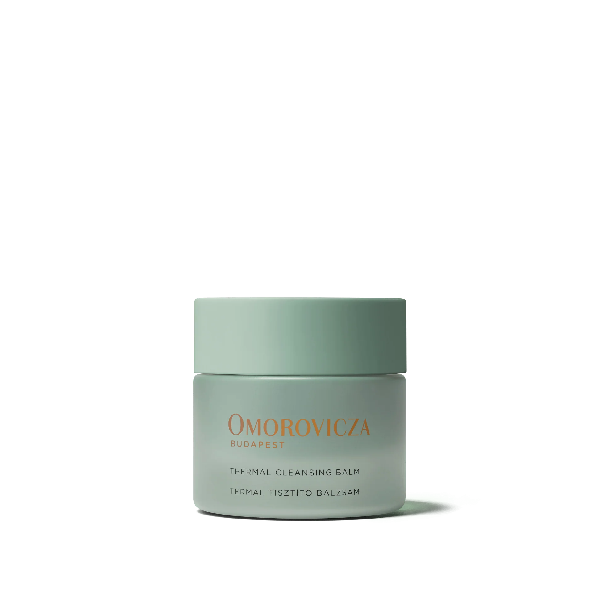 Omorovicza Thermal Cleansing Balm in a sleek jar for effective skincare and gentle cleansing
