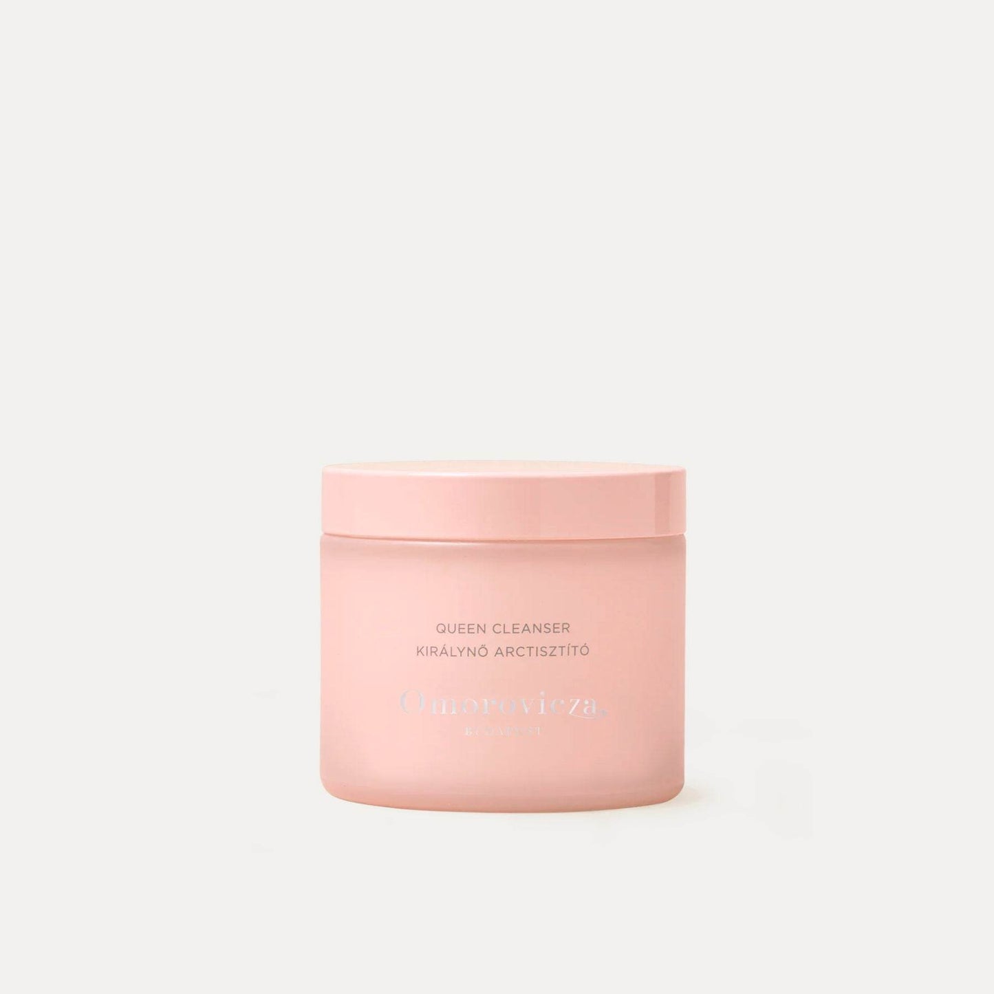 Omorovicza Queen Cream Cleanser in pink jar for gentle and effective skin cleansing