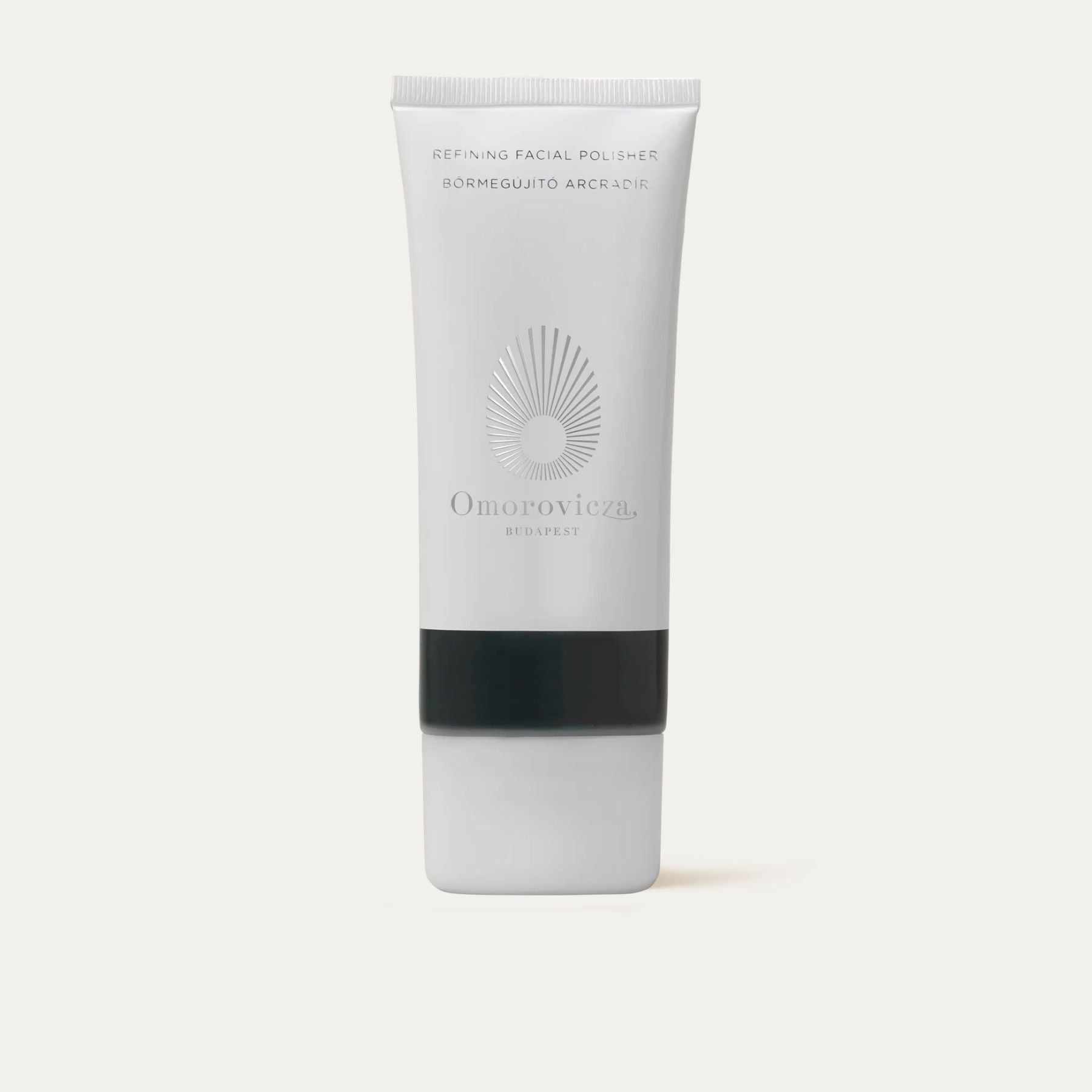 Omorovicza Refining Facial Polisher in a sleek tube designed for gentle exfoliation