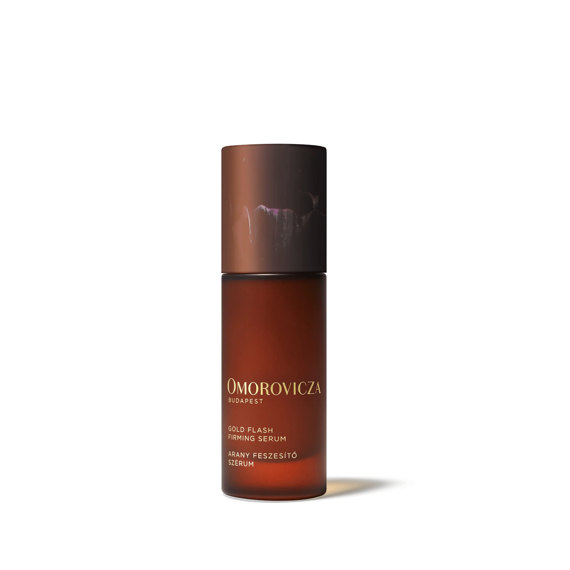 Omorovicza Gold Flash Firming Serum in a sleek bottle for youthful, radiant skin