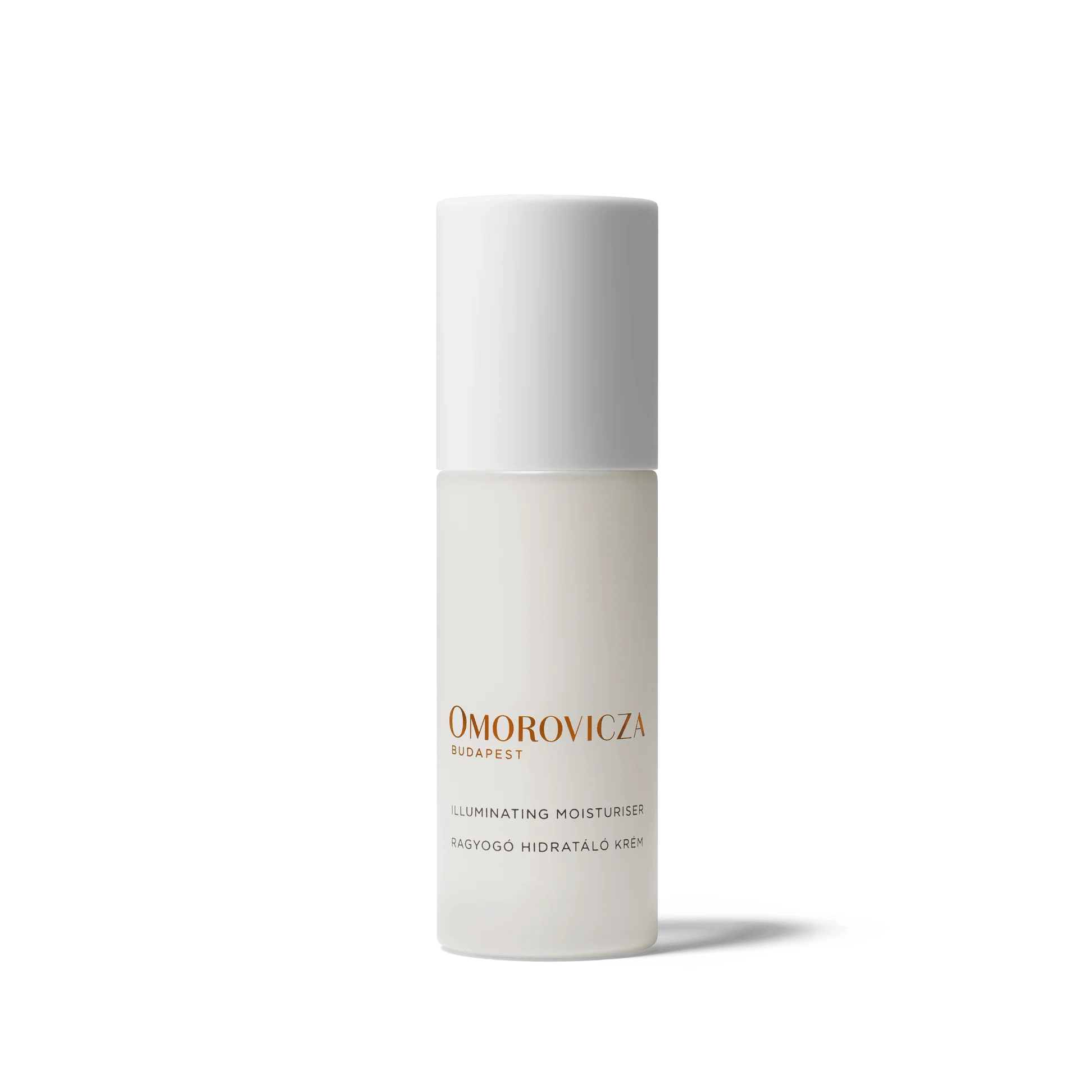 Omorovicza Illuminating Moisturizer in a sleek bottle for radiant skin hydration