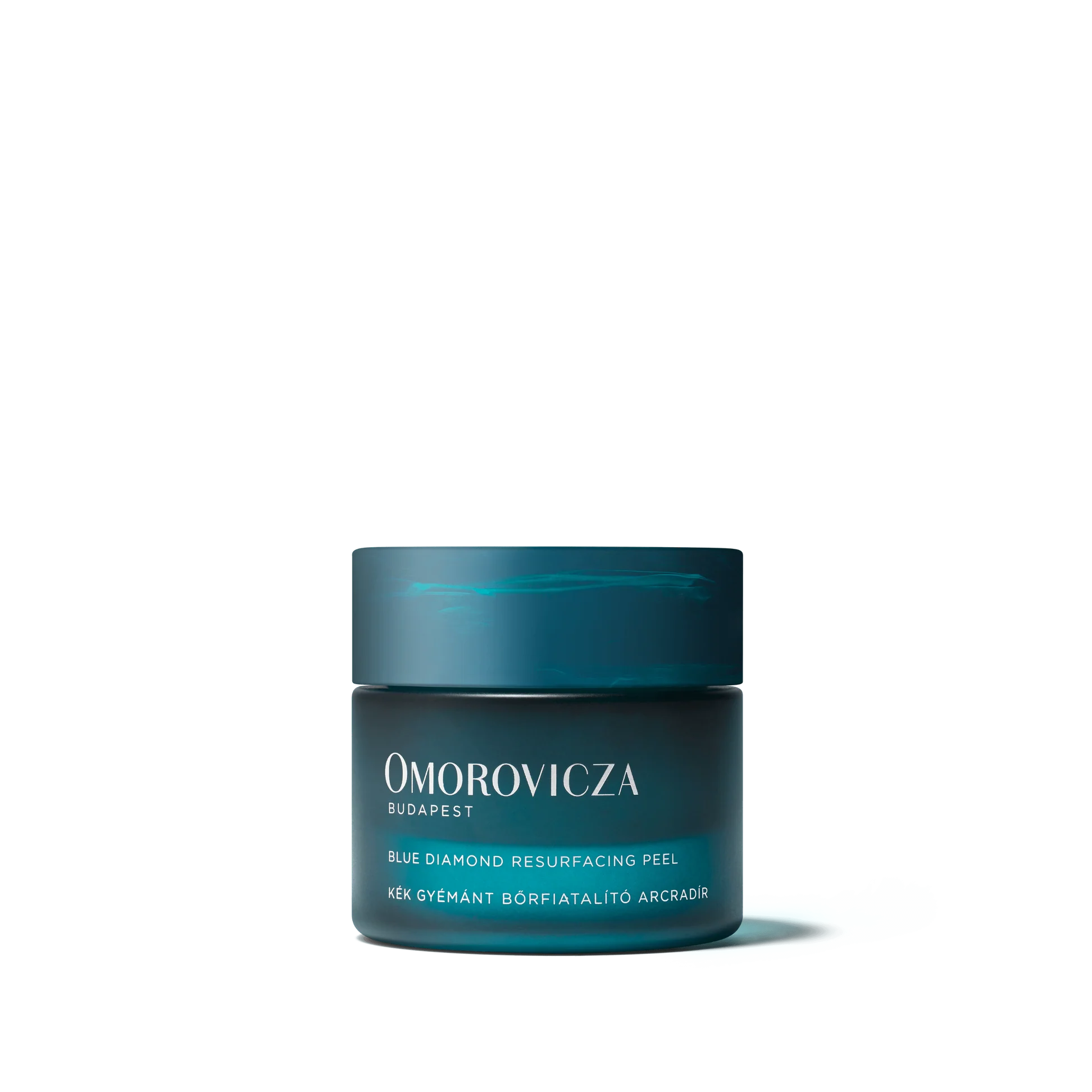 Omorovicza Blue Diamond Resurfacing Peel in a glass jar for radiant skin renewal