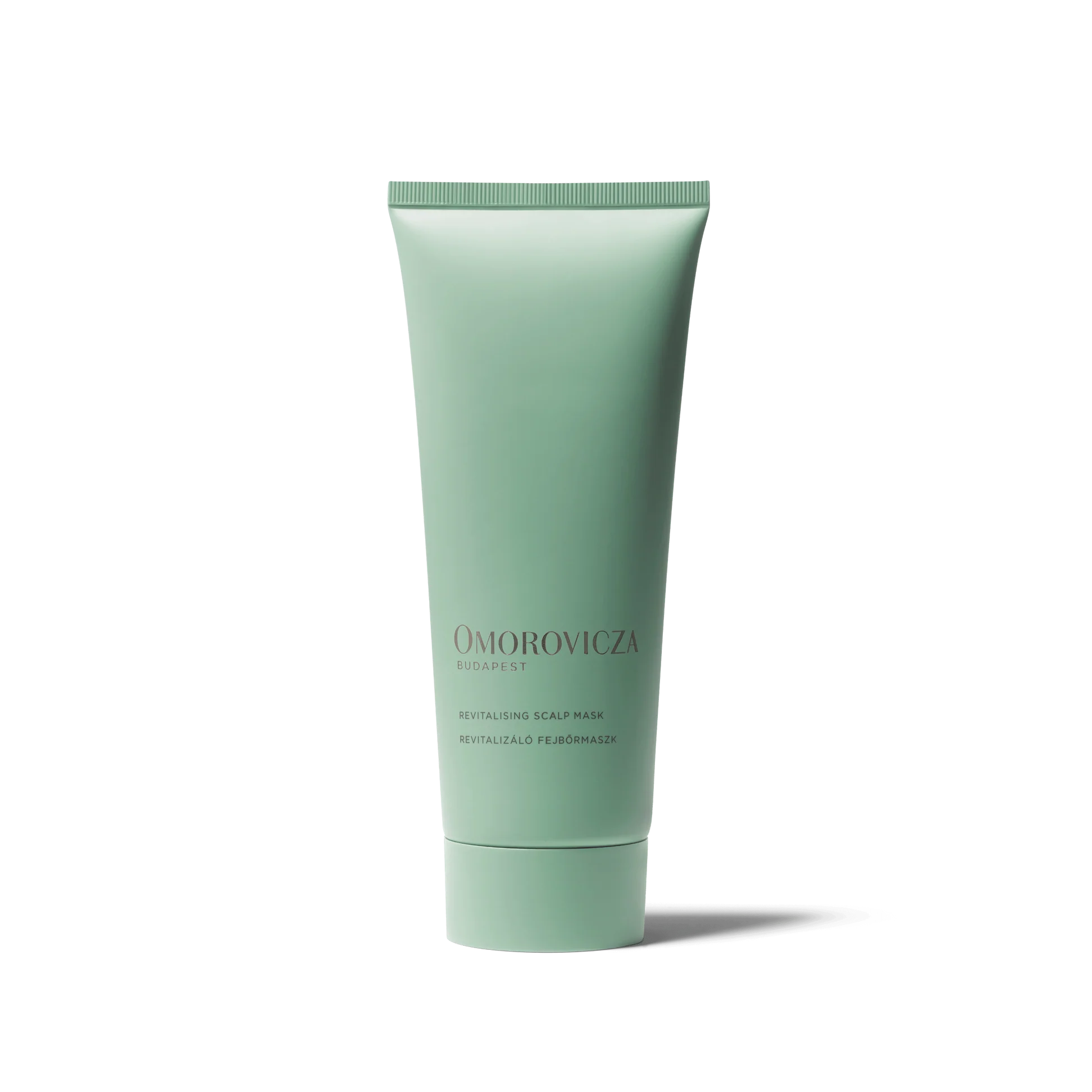 Omorovicza Revitalizing Scalp Mask in a light green tube for healthy scalp care