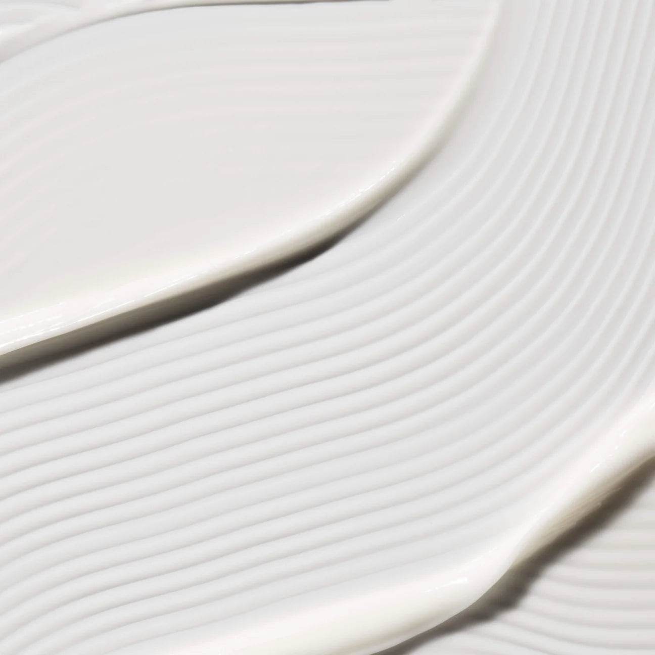 Omorovicza Soothing Salve texture featuring a smooth, creamy white formula for calming skin