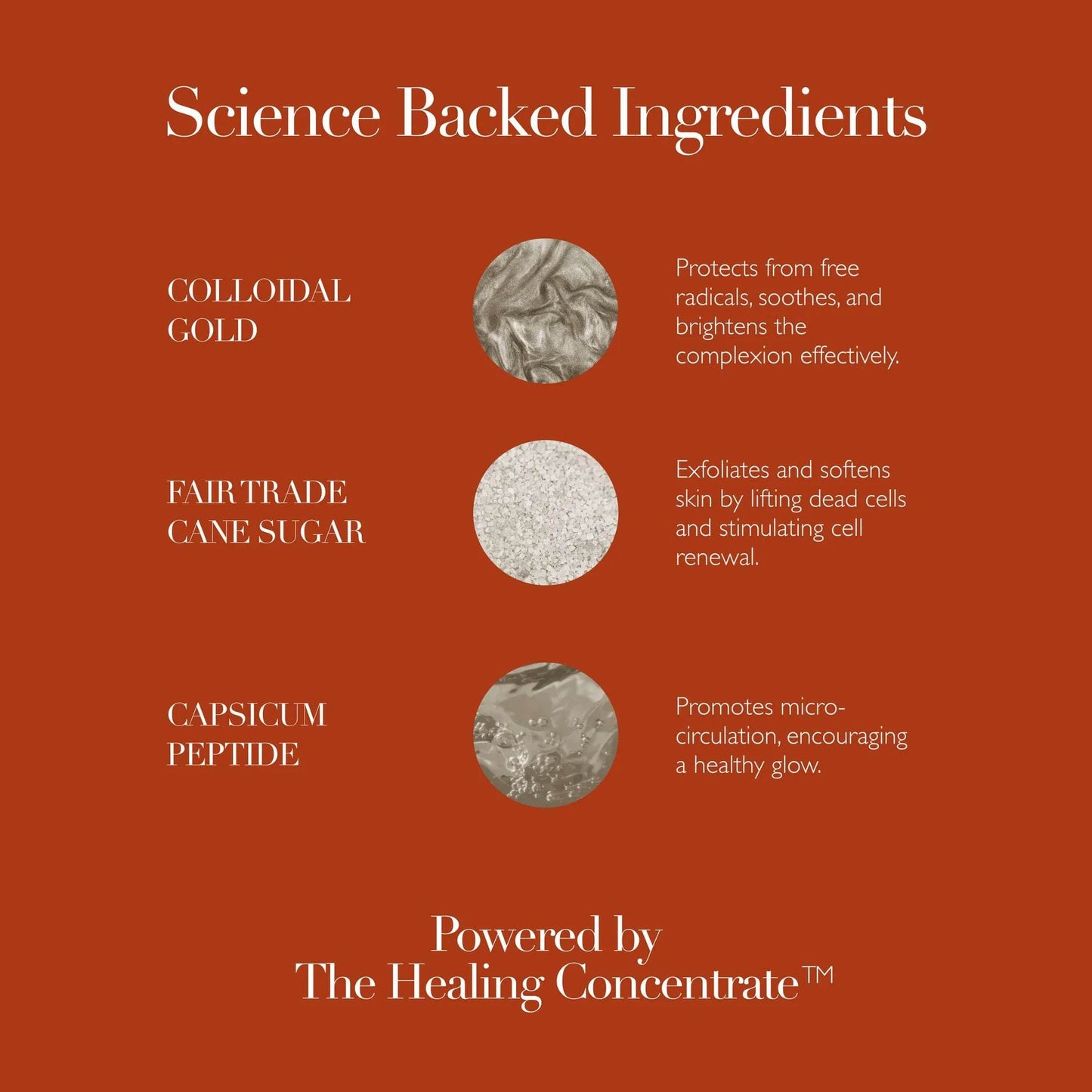 Omorovicza Sugar Scrub with Colloidal Gold and Fair Trade Cane Sugar for radiant skin