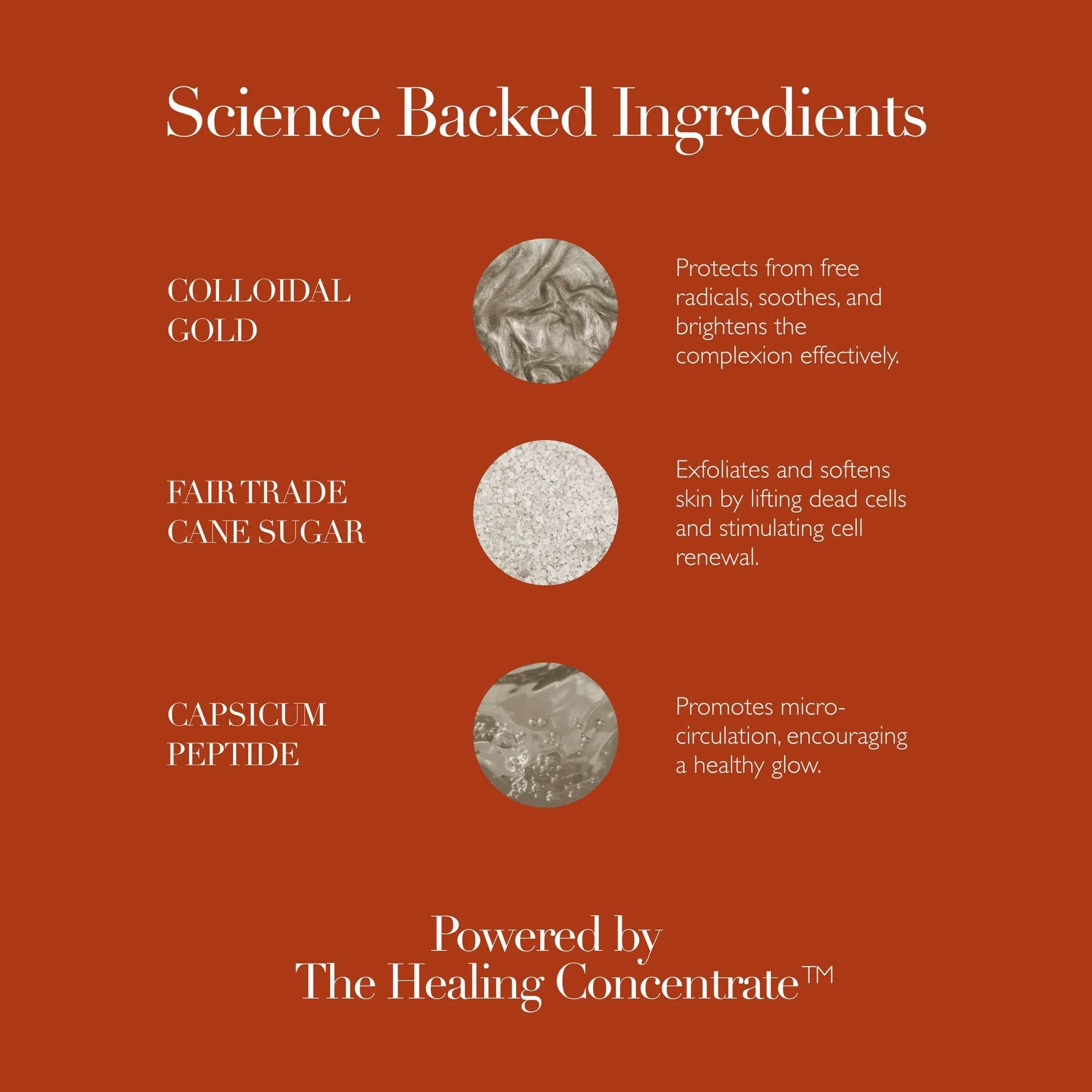 Omorovicza Sugar Scrub with Colloidal Gold and Fair Trade Cane Sugar for radiant skin