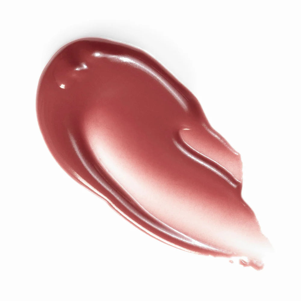 Rituel de Fille Lip Oil in a smooth, rosy shade, perfect for a hydrated and glossy finish