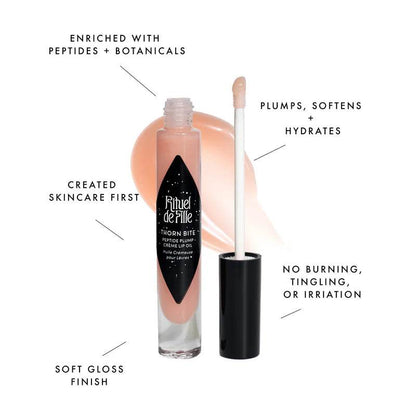 Thorn Bite Peptide Plump Crème Lip Oil - London Beauty