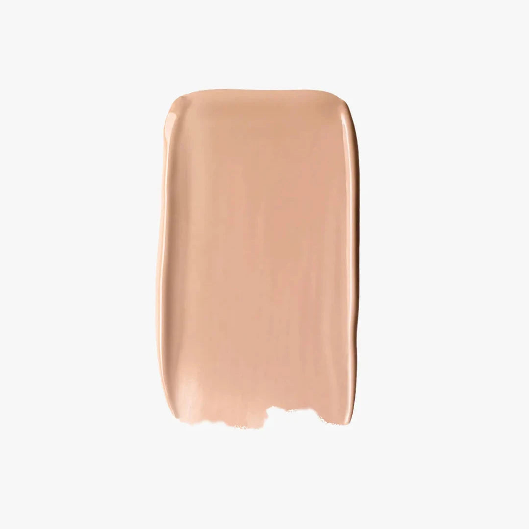 Sweed glass skin foundation swatch in soft beige tone for a radiant and flawless complexion