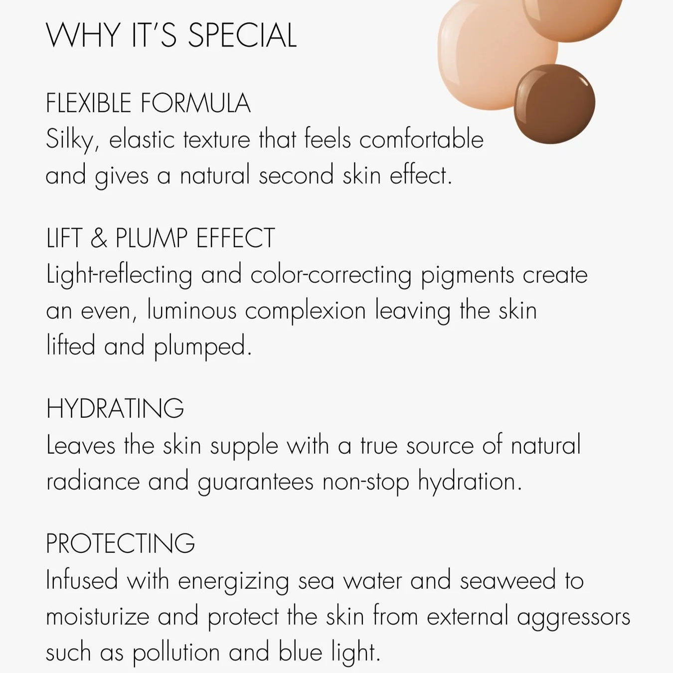 Sweed Glass Skin Foundation in various shades with a smooth, hydrating formula for a luminous complexion