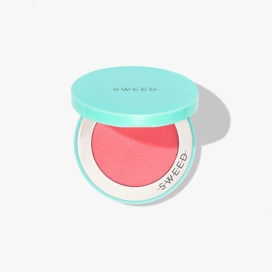 Sweed long-lasting cream blush in a soft pink shade, perfect for a natural glow