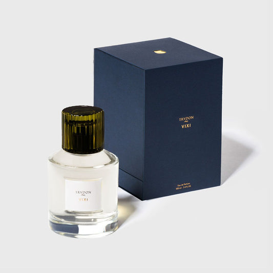 Trudon VIXI Eaux De Parfum in a clear bottle with elegant packaging for a luxurious fragrance experience