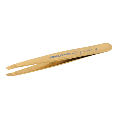 Ultra Precision Slant Tweezers | Gold