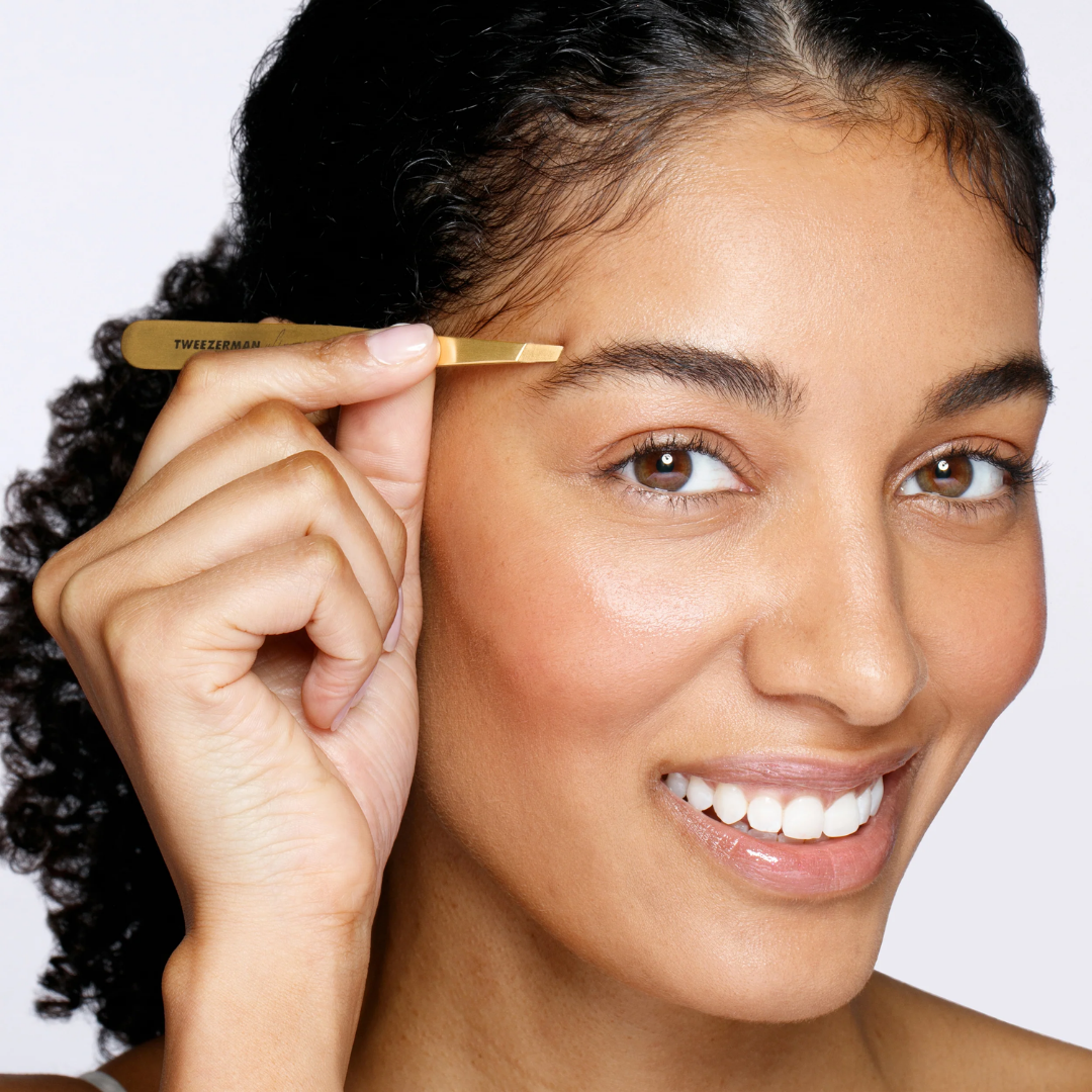 Ultra Precision Slant Tweezers | Gold