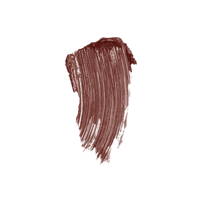 Swatch of Westman Atelier Buildable Mascara in a rich brown shade for enhanced lash definition