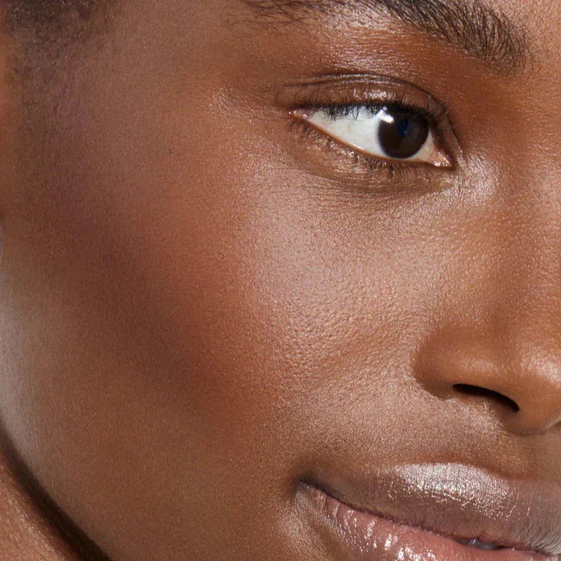 Close-up of skin featuring Westman Atelier Contour Stick for natural-looking definition and sculpting