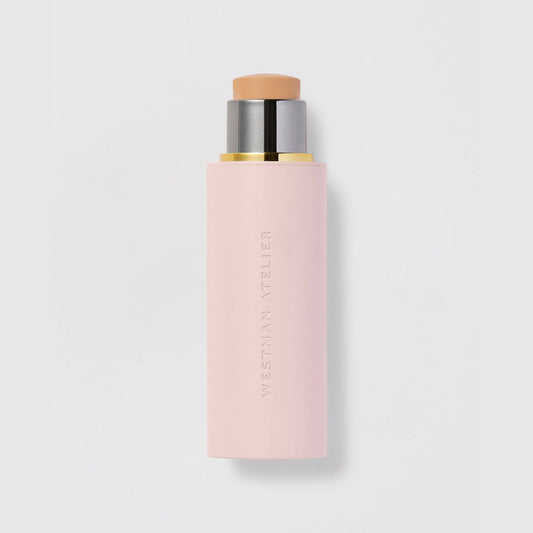 Westman Atelier Foundation Stick in a sleek pink case for a flawless complexion