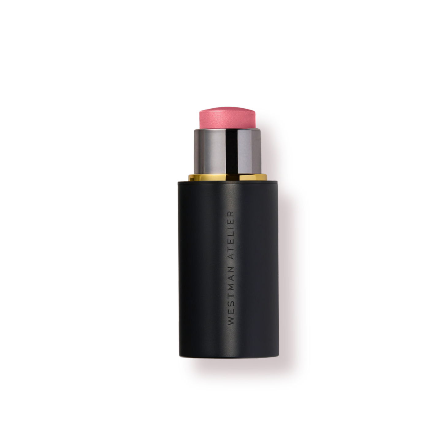 Westman Atelier Highlight Stick in pink for a glowing, luminous finish on any complexion