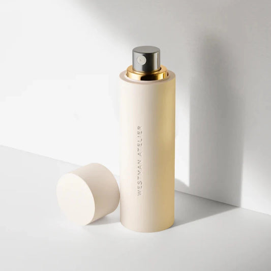 Westman Atelier Hydrating Serum in elegant cylindrical packaging for deep skin hydration