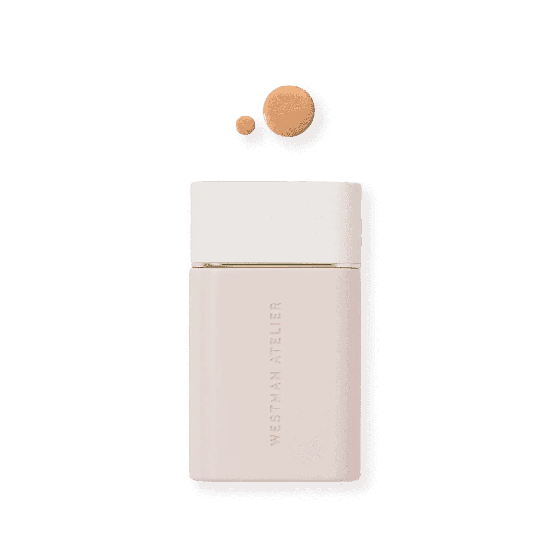 Westman Atelier Radiant Skin Tint Bottle with Color Swatches for Flawless Complexion